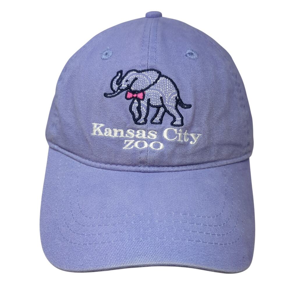 Kansas City Zoo Strapback Baseball Cap Purple OS Adjustable Embroidered CSI